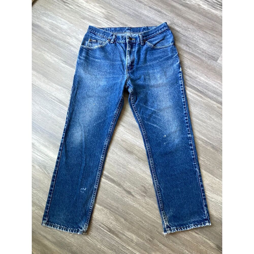 Vintage Skater Grunge 100% Cotton Relaxed Fit Jeans 30 x 26 (tag 34x29) 90s y2k
